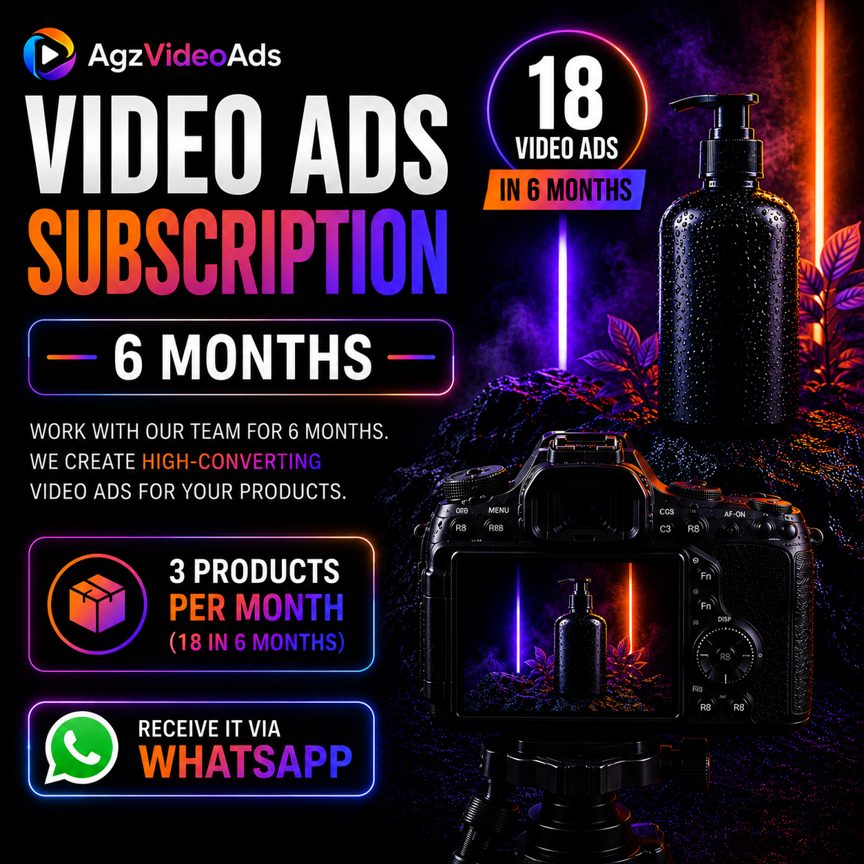 Video Ads Subscription 6 Months
